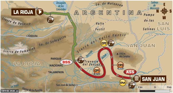 Le parcours du Dakar 2016 en détails.