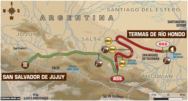 Le parcours du Dakar 2016 en détails.