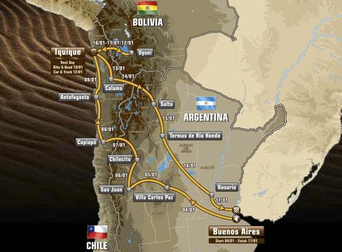 Le Dakar 2015 revient en boucle.
