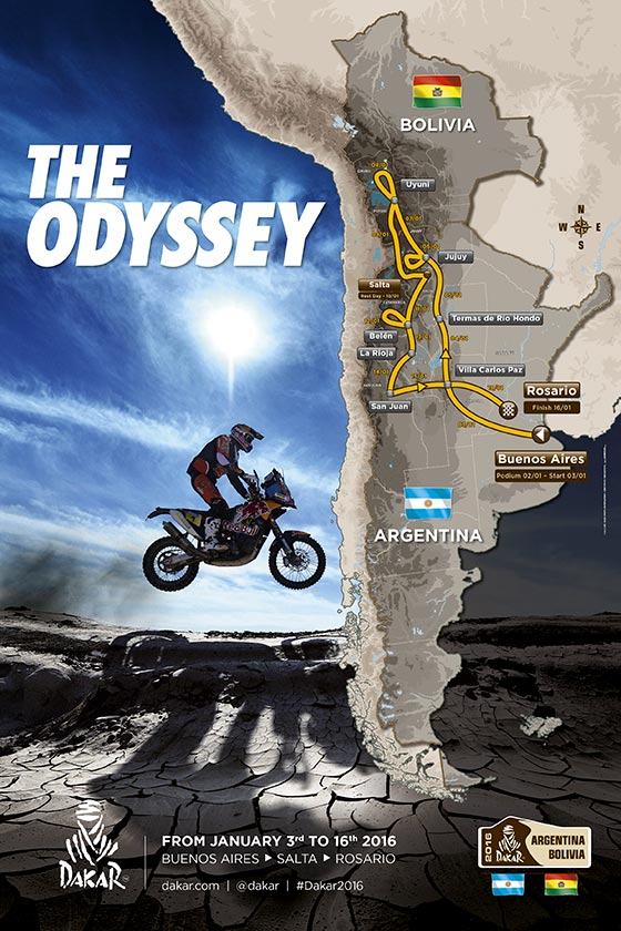 Bientôt les détails du Dakar 2016.
