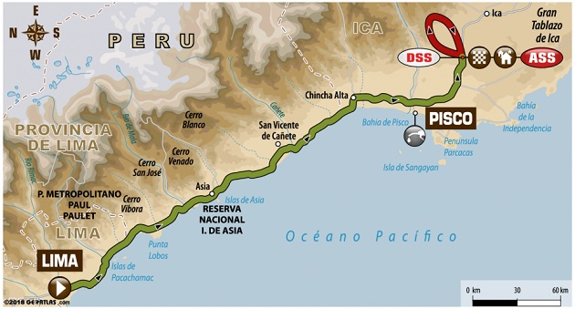 Dakar 2018 / Etape 1 - Solide Sunderland.