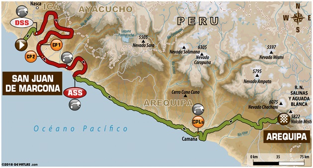 Dakar 2018 / Etape 5 - Barreda se relance avec brio.