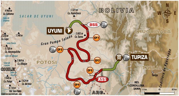 Dakar 2018 / Etape 8 - Meo au dessus du lot.
