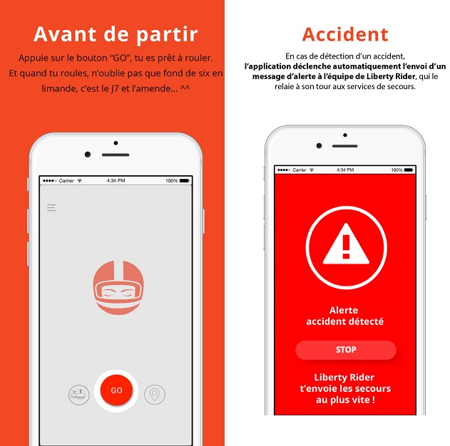 Liberty Rider - L\'application qui vous veut du bien.