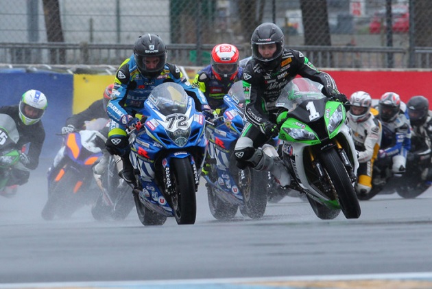 FSBK / Le Mans - Jonchière maitrise la pluie.