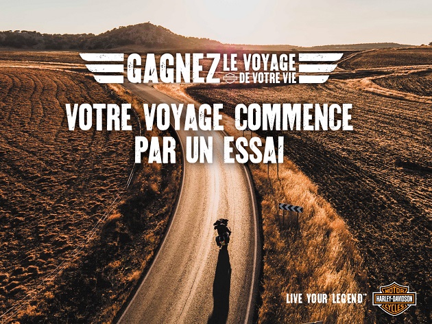 Harley-Davidson met en jeu un modèle Touring et un voyage d'exception aux US.