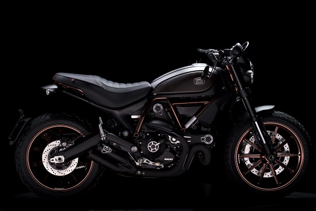 Le Ducati Scrambler en édition limitée Italia Independent.