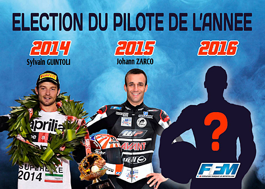 Pilote de l'année 2016 - A vous de votez !