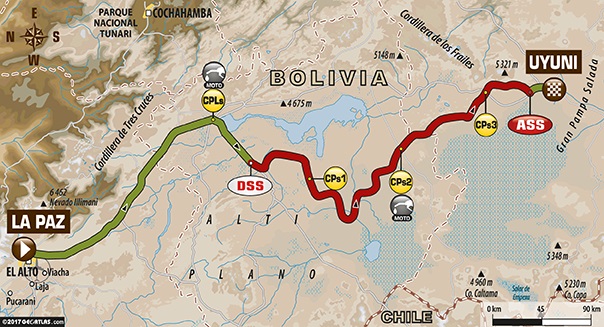 Dakar 2017 / Etape 7 - Ricky Brabec décroche sa première étape. 