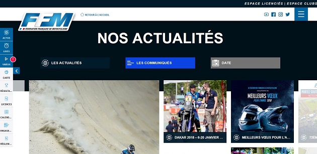 Un nouveau site internet pour la FFM.