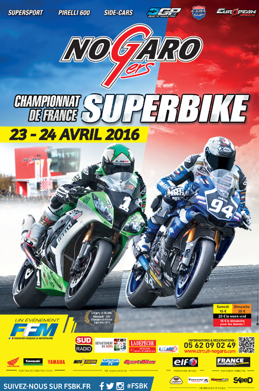 FSBK - Nogaro accueille la deuxième manche.