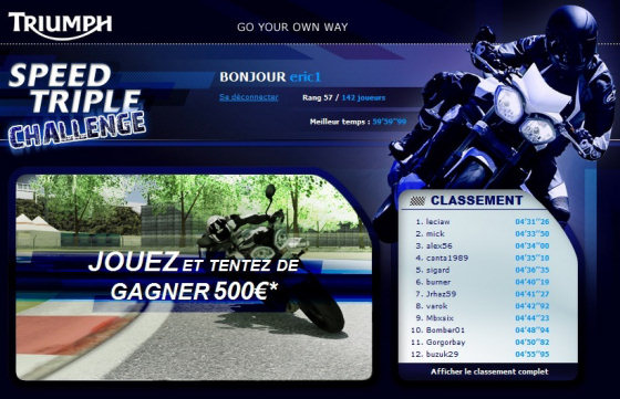 speed triple challenge 1