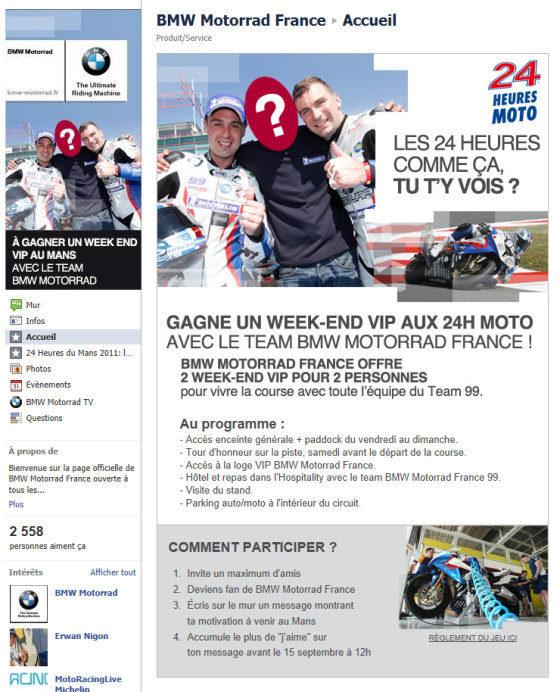 BMW-motorrad-france-endurance-facebook-24-hrs-mans-2011-page