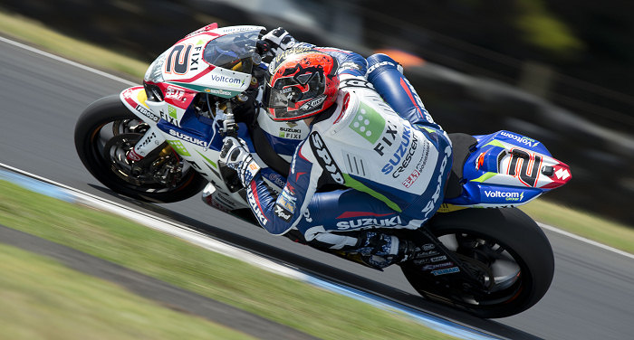 camier-suzuki-fixi-essais-SBK-philip-island
