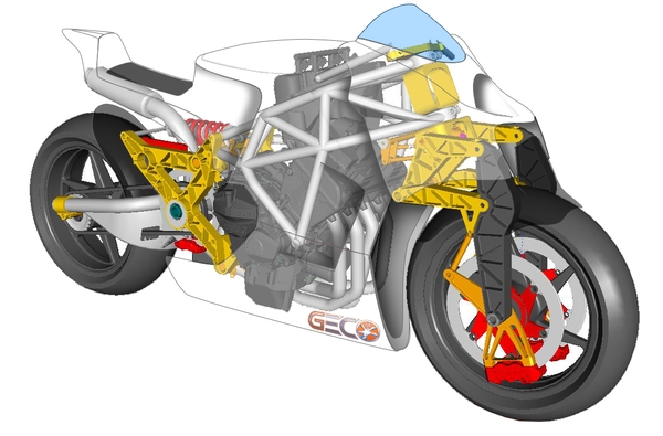 La moto du projet GECO