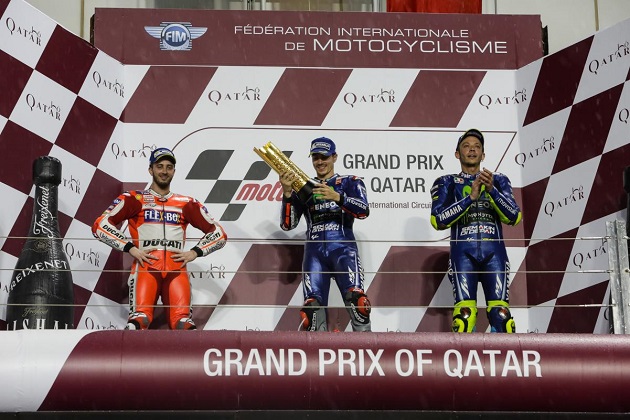 MotoGP / Qatar - Viñales victorieux, Zarco chaud 'show' !