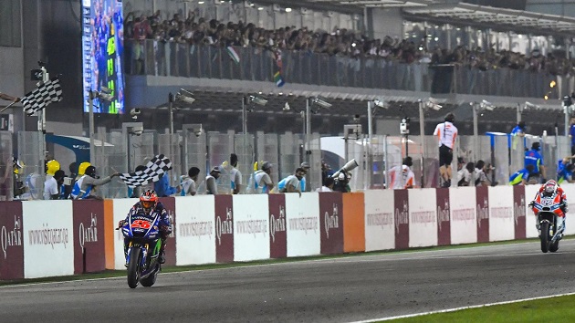 MotoGP / Qatar - Viñales victorieux, Zarco chaud 'show' !