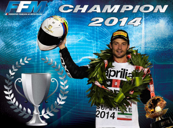 Sylvain guintoli élu pilote moto de l'année 2014.