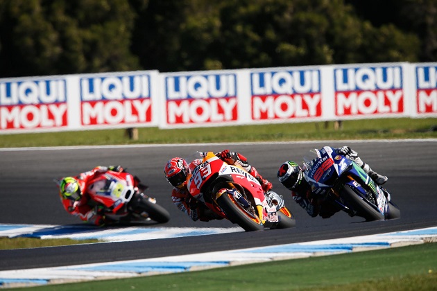 MotoGP - Márquez s'impose en Australie devant Lorenzo et Iannone. 