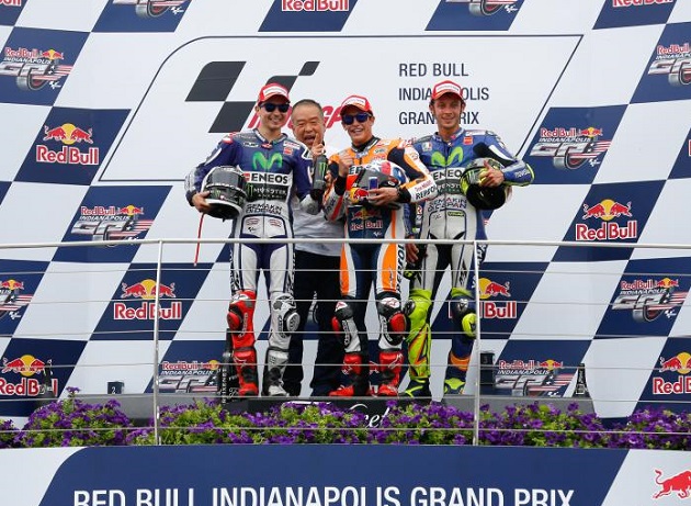MotoGP / Indianapolis - Márquez s'impose sur Lorenzo. Rossi sauve les meubles.