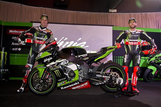 WSBK - Kawasaki Racing Team présente sa ZX10-R 2016.