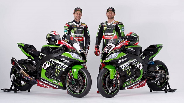 WSBK - Kawasaki Racing Team présente sa ZX10-R 2016.