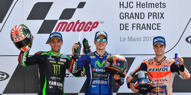 MotoGP - Viñales s'impose au Mans. Zarco fait briller la France.