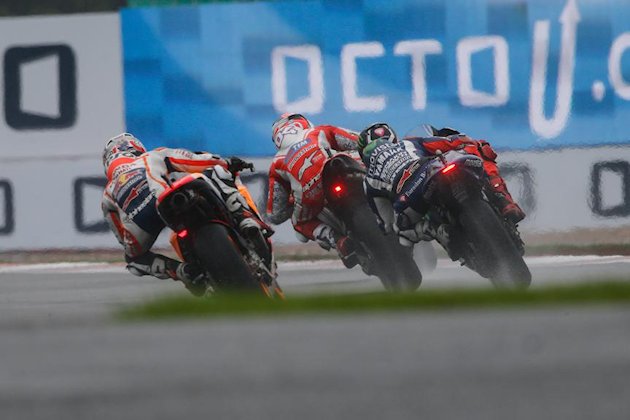 MotoGP - Rossi, Maître des eaux à Silverstone.