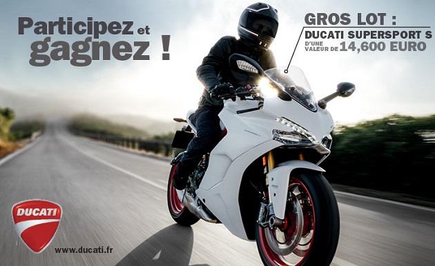 Gagnez la Ducati Supersport S avec Louis-Moto.