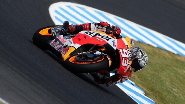 MotoGP / Phillip Island Test J3 - Márquez repasse devant.
