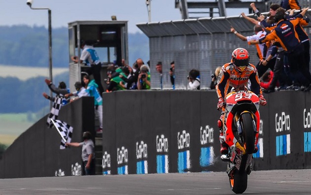 MotoGP / Sachsenring - Marquez s'impose pour la huitème année consécutive et prend la tête du championnat.