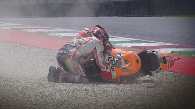 MotoGP / Catalogne - Lorenzo revient à 1 point de Rossi dans la course au titre.