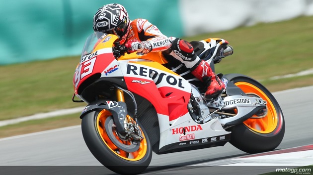 MotoGP - Sepang Test J3 - Márquez reste en tête devant Rossi et Lorenzo.