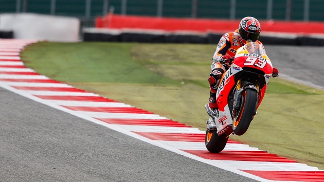 MotoGP / Silverstone J1 - Márquez survole.