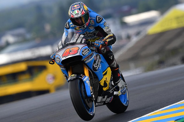 MotoGP / Le Mans FP1 - Jack Miller en tête sur piste séchante.