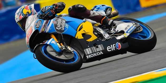 MotoGP / Mans FP2 - Dovizioso s'illustre sous la pluie.