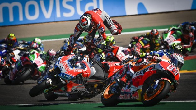 MotoGP / Aragon - Marquez stoppe les Ducati.