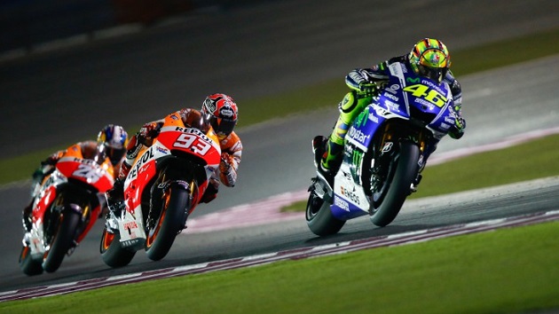 MotoGP - Marc Márquez remporte le Grand Prix du Qatar. Rossi deuxième.