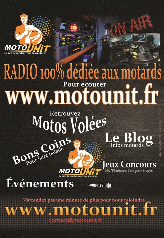 Radio MotoUnit, la webradio 100% dédiée aux motards.