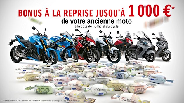 De nouveaux bonus à la reprise chez Suzuki.