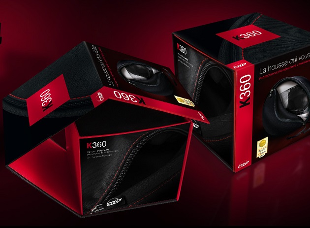 K360 - La solution pour ne plus avoir à transporter son casque.