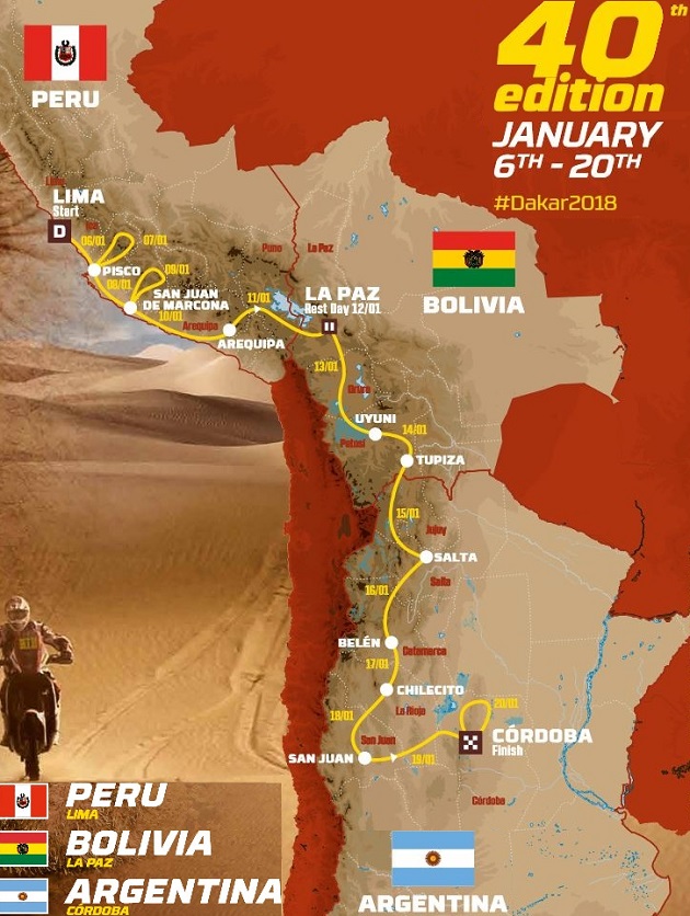 J-7 avant le coup d'envoi de la 40ème édition du Dakar.