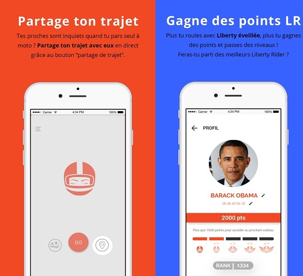 Liberty Rider - L\'application qui vous veut du bien.