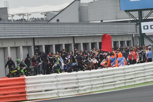 MotoGP - Rossi, Maître des eaux à Silverstone.