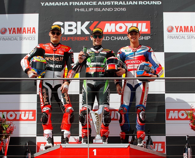 WSBK / Phillip Island Course 1 - Rea ouvre le score.