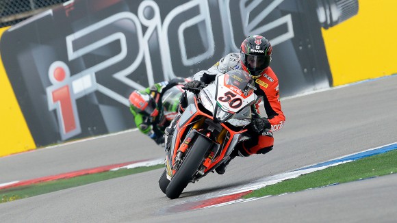 WSBK / Assen - Rea sous la pluie.