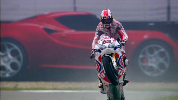 WSBK / Assen - Rea sous la pluie.