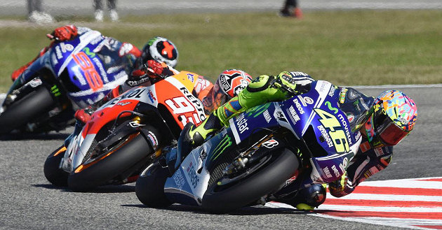 Valentino Rossi remporte le GP de San Marin.