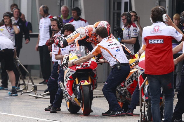 MotoGP / Sachsenring - Marquez fait le bon choix.