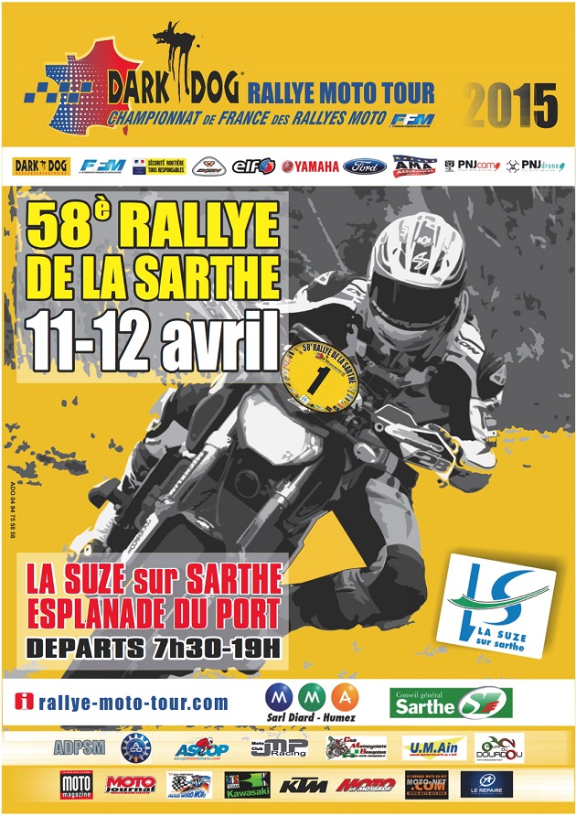 La Dark Dog Rallye Moto Tour arrive dans la Sarthe.